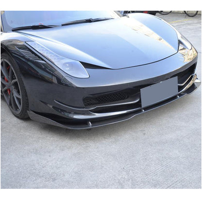 Front Bumper Lip Spoiler (2011-2013, Carbon) for Ferrari 458 Italia 2009-2015 - image 3
