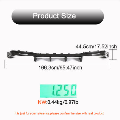 Rear Bumper Diffuser (for R HB, Carbon) for Volkswagen Golf 8 2019- - image 3