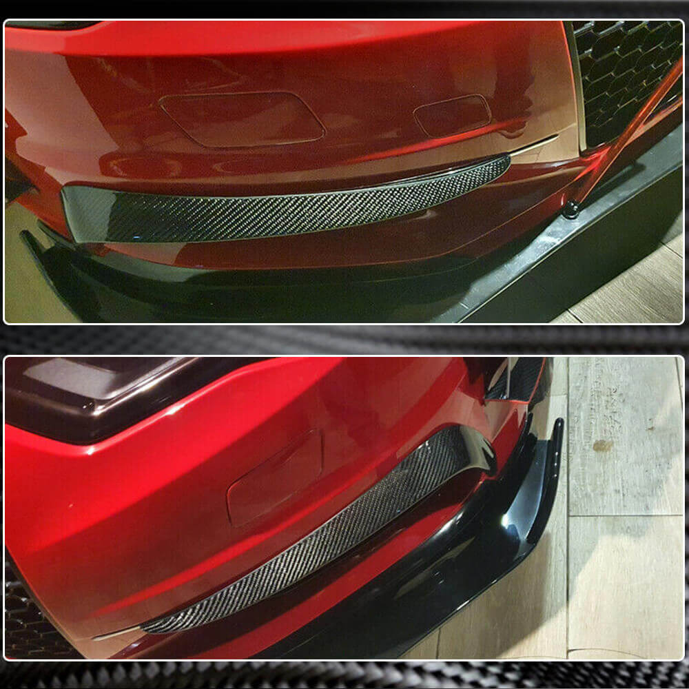 Fog light covers (for S-Line SD 2012-2016, Carbon) for Audi A3 2012-2020 - image 3