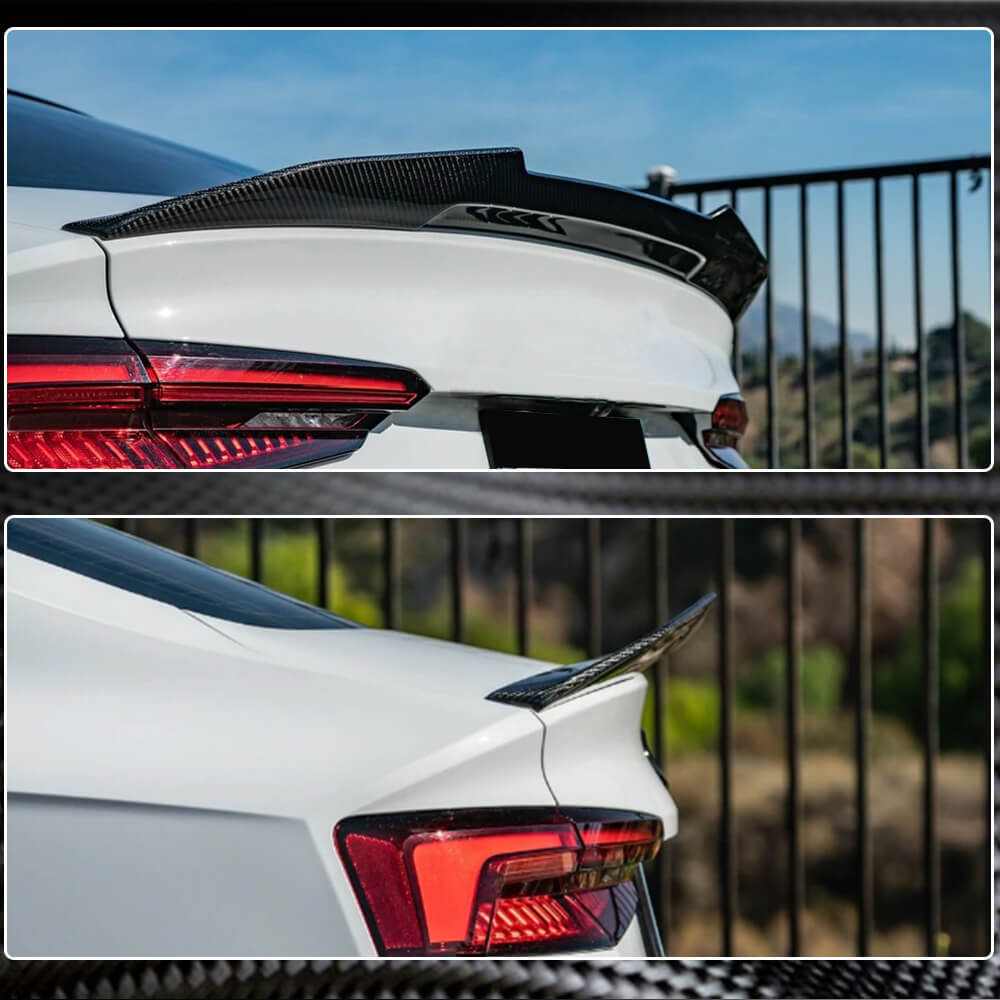 Spoiler V7 (for Sportback, Carbon) for Audi A5 2016-2025 - image 5
