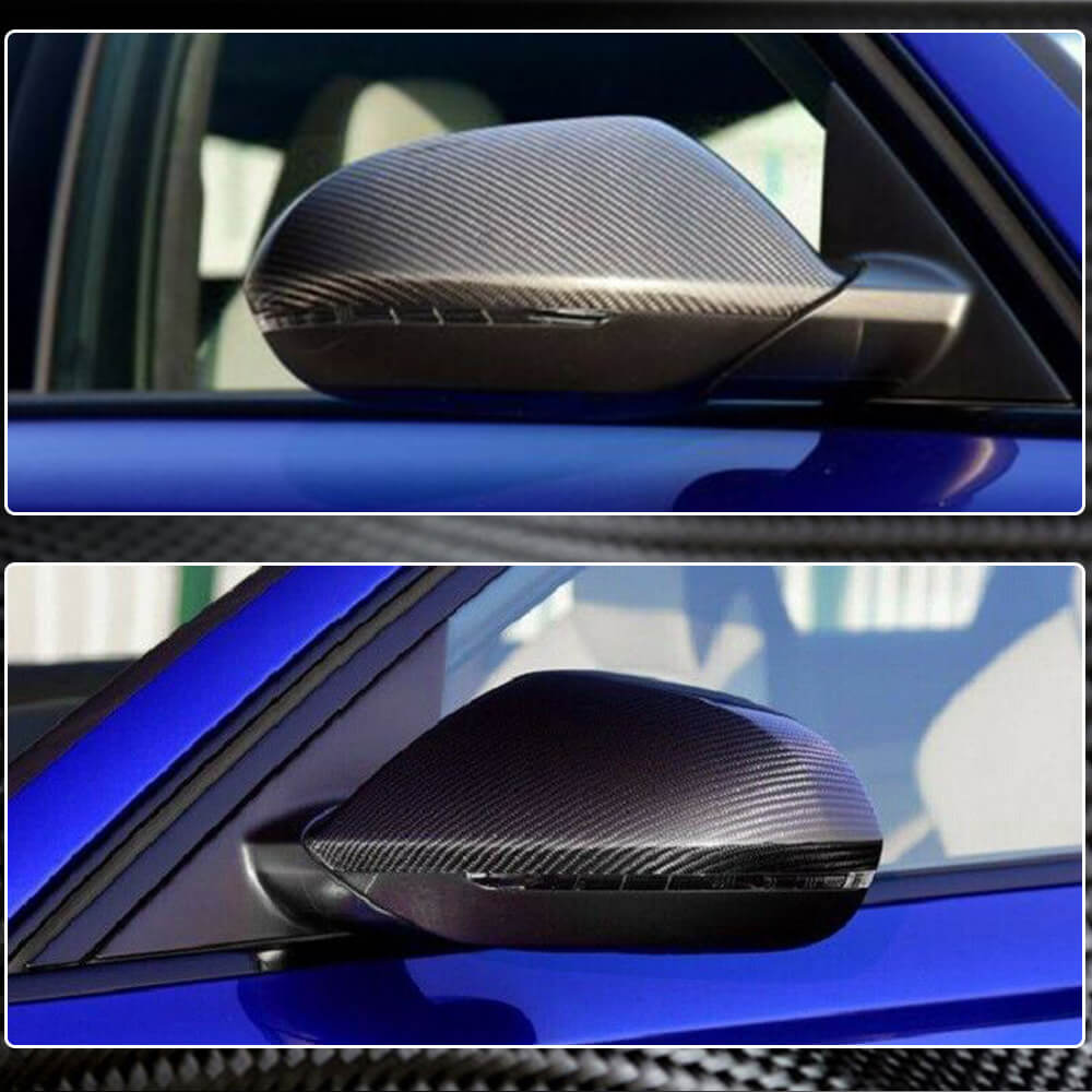 Carbon Mirror Covers (2011-2014) V2 for Audi A6 C7 2011-2017 - image 3