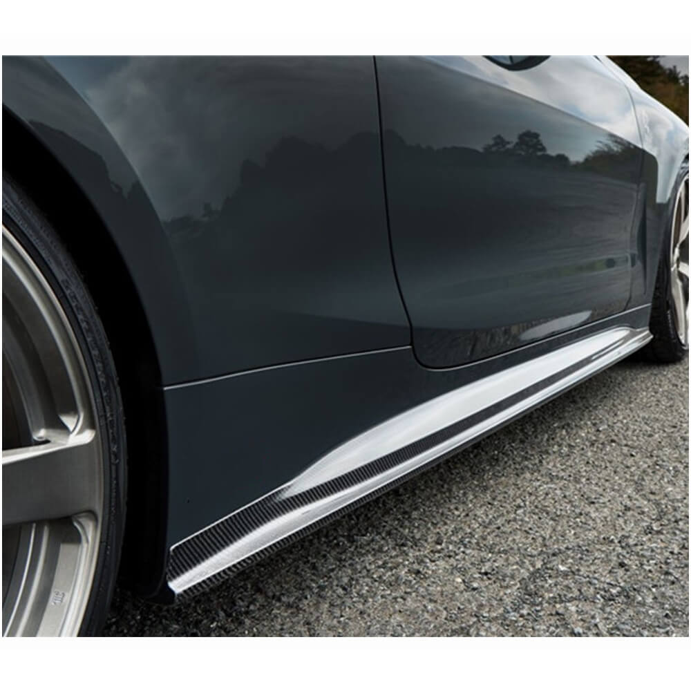 Side Skirt Extensions V1 (for G22/G23 M-Sport, Carbon) for BMW 4 Series G22/23/26 2020- - image 3