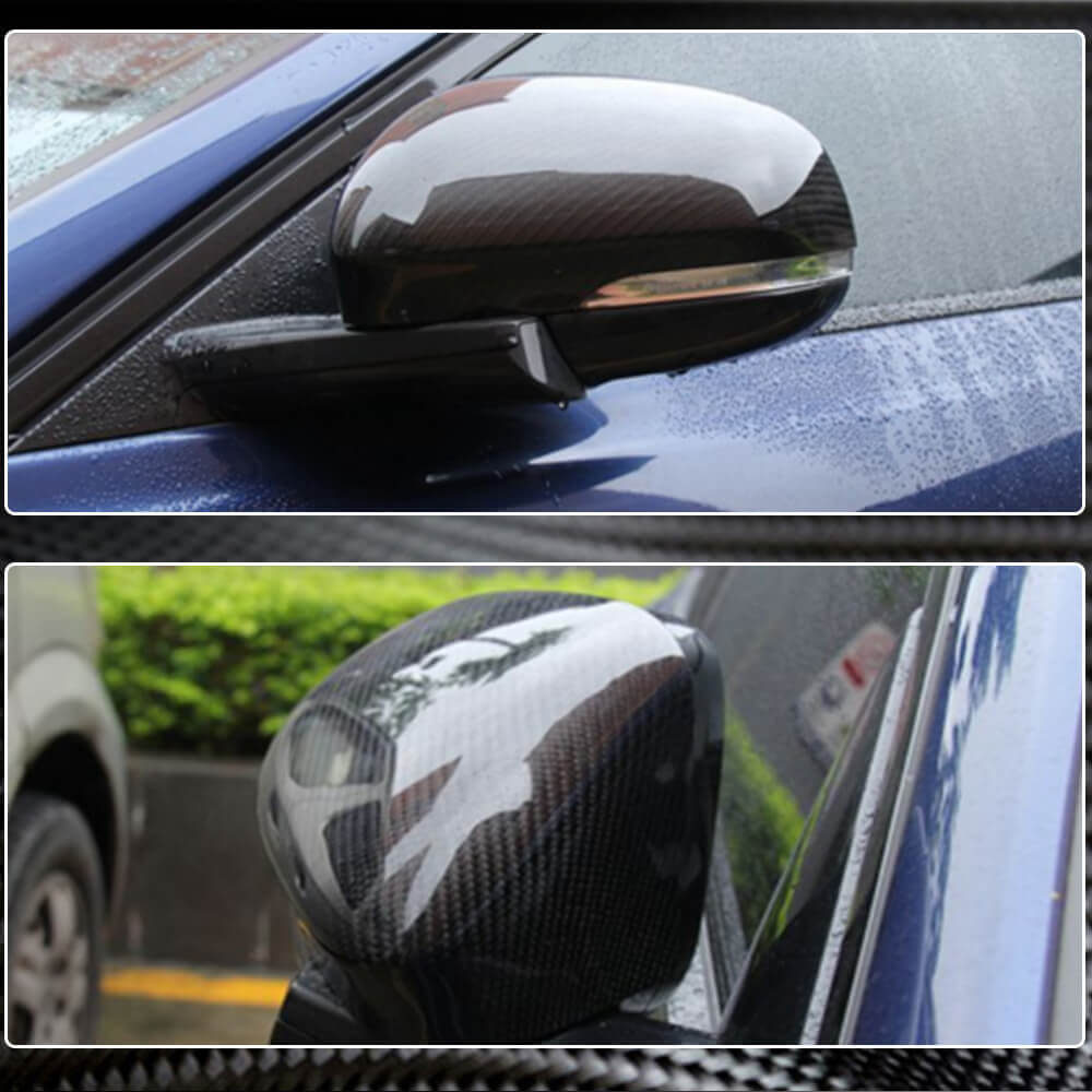 Mirror covers V1 (2015-2019, Carbon) for Jaguar XE 2015- - image 3