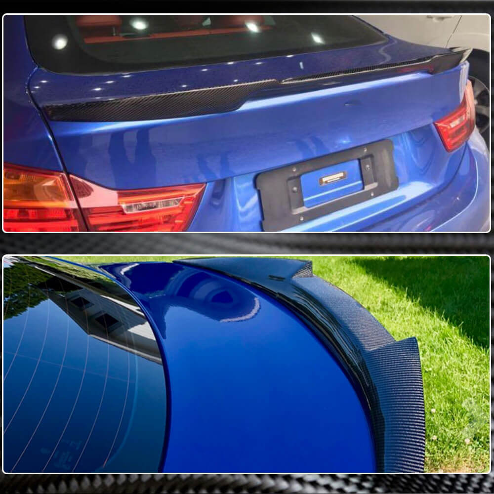Rear Trunk Spoiler Carbon Fiber V6 (for F36) for BMW 4 series F-32 2012-2020 - image 3