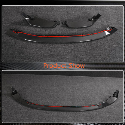 Front Bumper Lip V2 for G80, Carbon for BMW 3 Series G20/G21 2018- - image 3