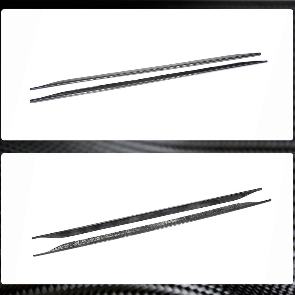 Side sills V1 (Carbon) for Ford Mustang 2015-2023 - image 3