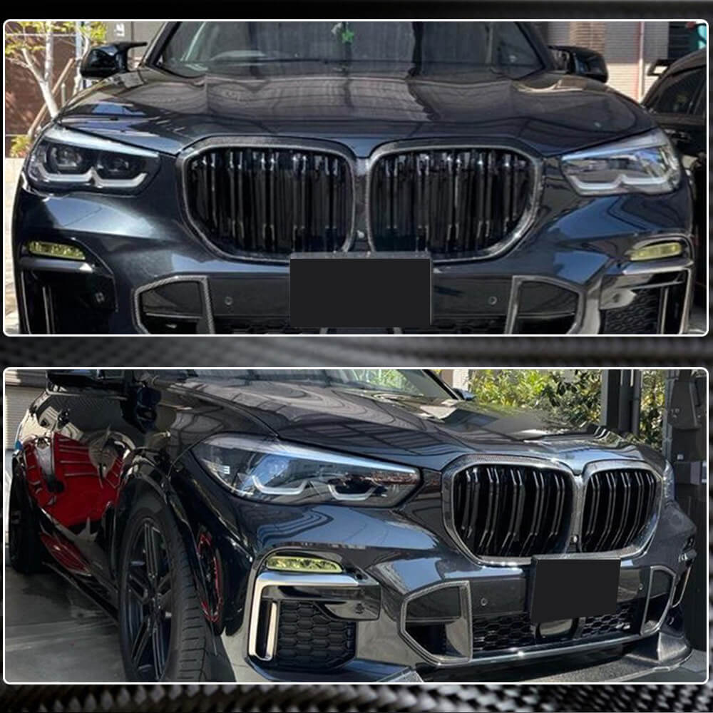 Grilles M-Look V2 (2018-2022, Carbon) for BMW X5 G05 2019- - image 3