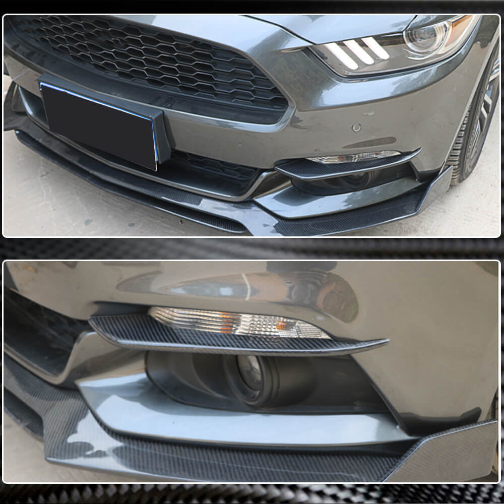 Covers for fog lights V1 (2015-2017, Carbon) for Ford Mustang 2015-2023 - image 3