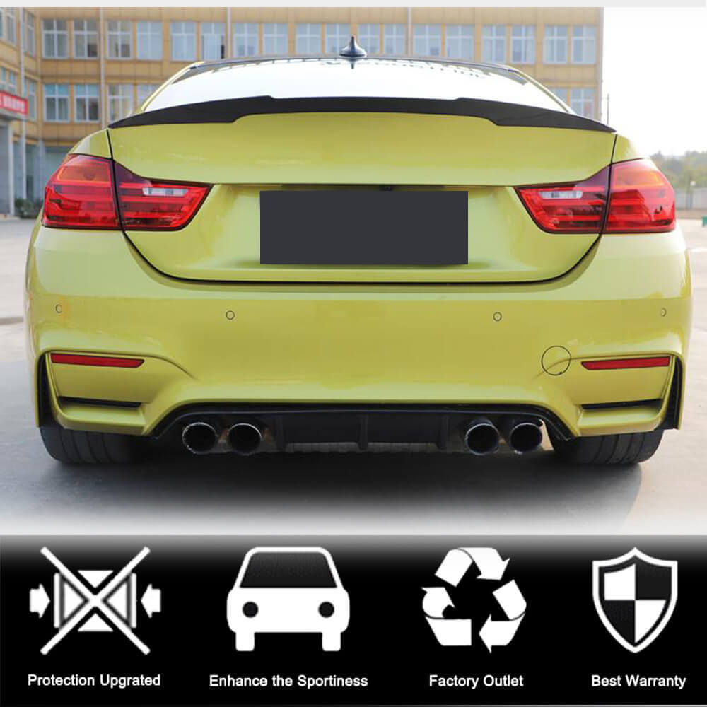 M4-Style V4 Spoiler (for F82, Carbon) for BMW 4 Series F32/F33/F36 2012-2020 - image 3