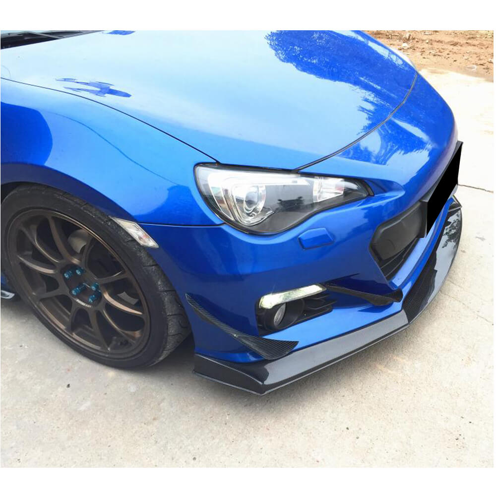 Cover on the front bumper Lip V2 (Carbon) for Toyota GT86 - image 3
