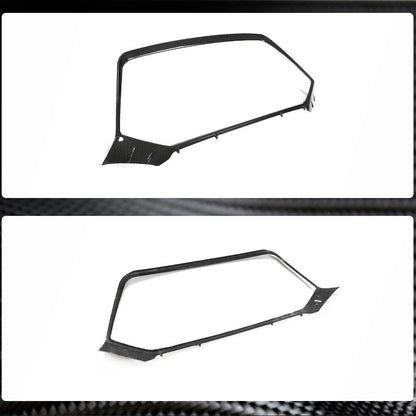 Front Grille Dry Carbon Fiber for Audi A6 C8 2018- - image 3