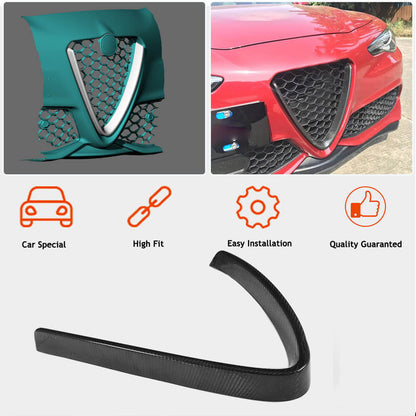 Grille Cover (for Sport/Quadrifoglio) for Alfa Romeo Giulia 2016-2022 - image 3