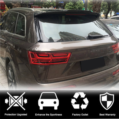 Rear Roof Spoiler Carbon Fiber for Audi Q7 2015- - image 3