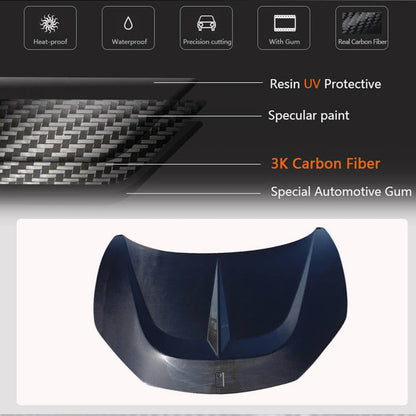 Hood (2011-2013, Carbon) for Ferrari 458 Italia 2009-2015 - image 3