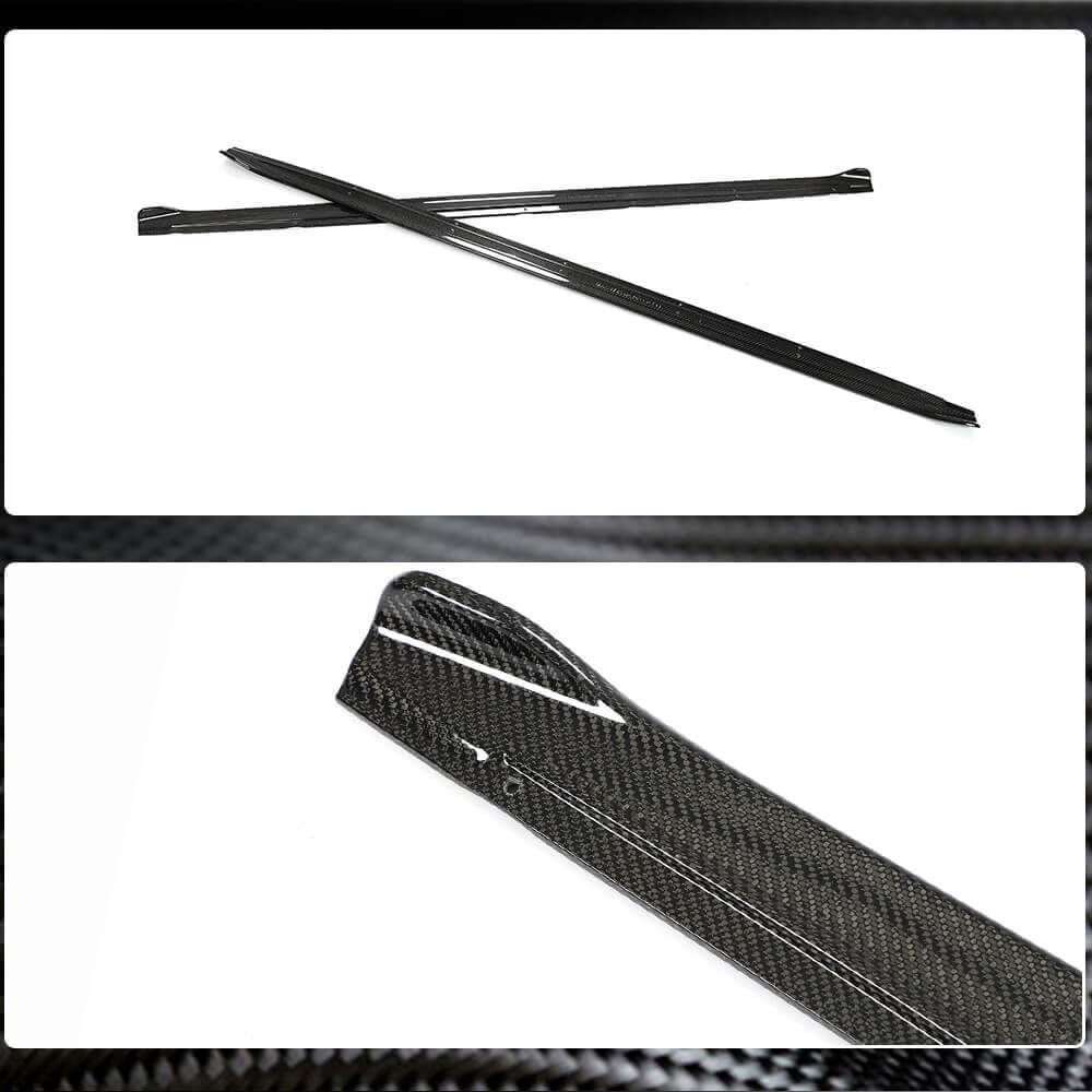 Side Skirts (for S3 Sedan, Carbon) for Audi A3 2020- - image 3