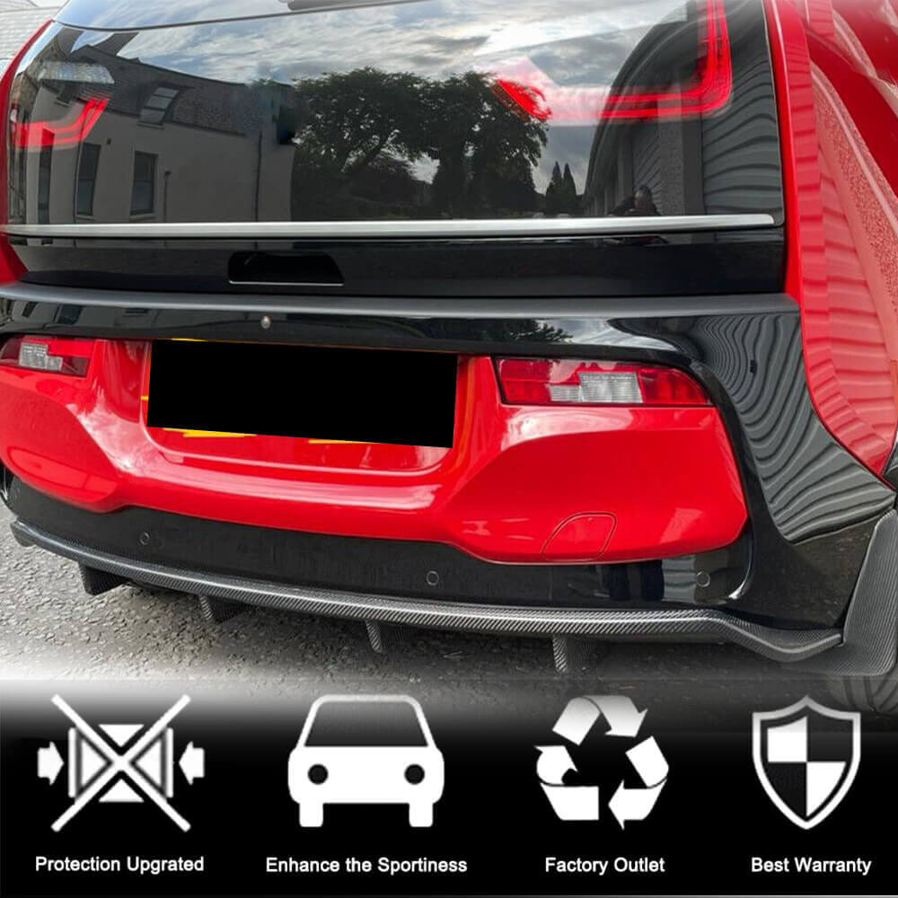 Rear Bumper Diffuser Carbon Fiber for BMW I3 2013-2022 - image 3