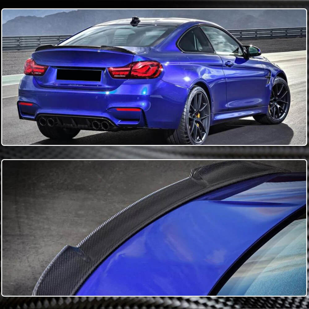 Rear Trunk Spoiler Carbon Fiber V6 (for F82) for BMW 4 series F-32 2012-2020 - image 3