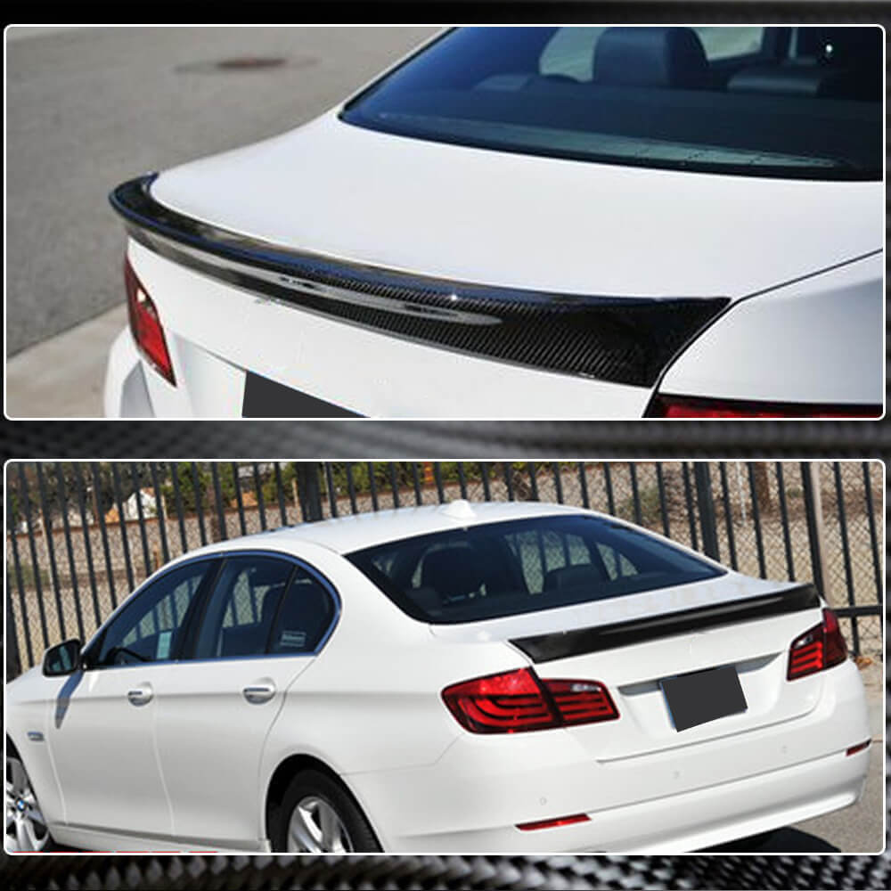 Rear Trunk Spoiler Carbon Fiber V1 (SD) for BMW 5 series F-10/11/07 2010-2016 - image 3