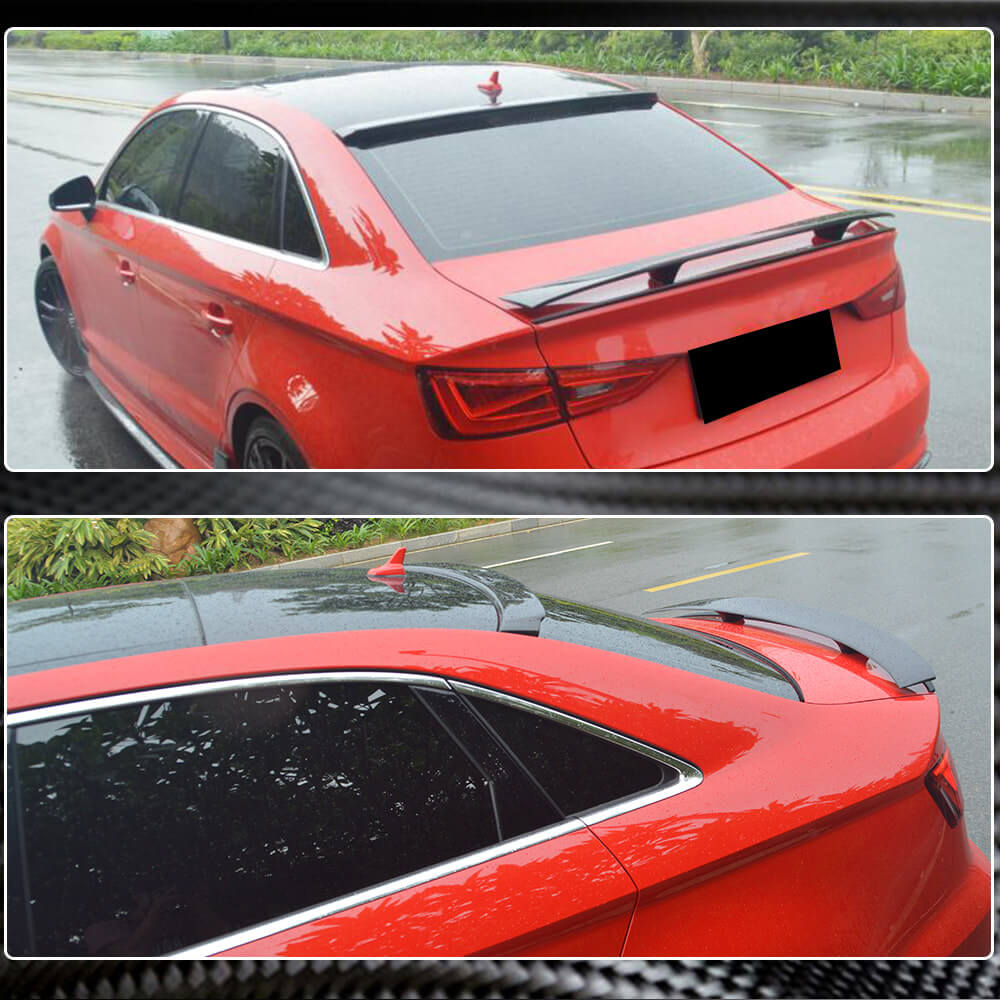 Rear window spoiler V1 (for Sedan, Carbon) for Audi A3 2012-2020 - image 3