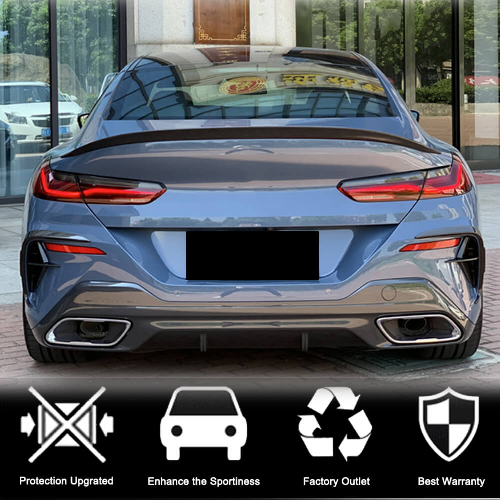Rear Bumper Diffuser Dry Carbon Fiber (for G16 M-Sport 2018-2021) for BMW 8 series G14/G15/G16 - image 3