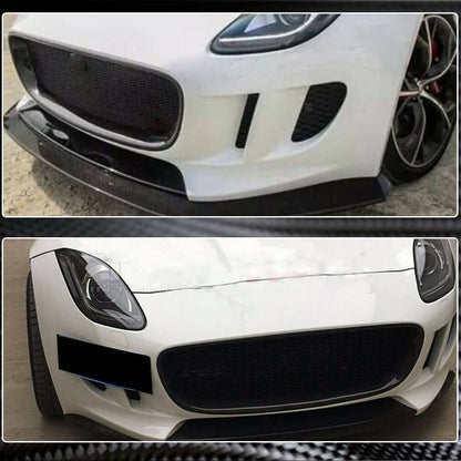 Radiator grille (2013-2016, Carbon) for Jaguar F-Type - image 3