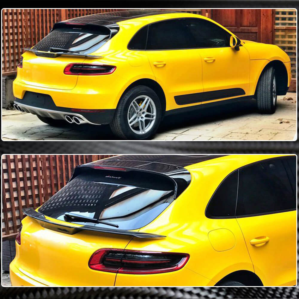 Lower spoiler (2014-2021, Carbon) for Porsche Macan 2014-2024 - image 3
