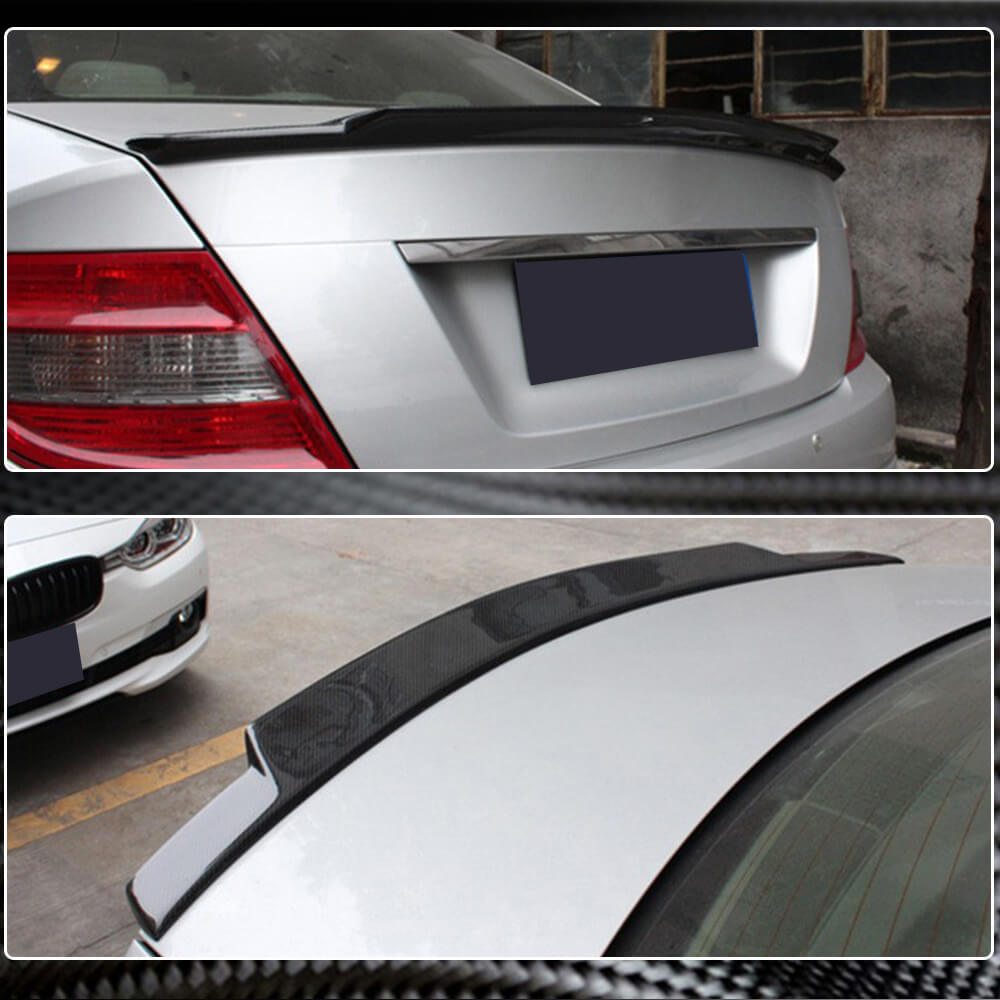 Spoiler SD V4 (Carbon) for Mercedes C-class W204 2007-2015 - image 3