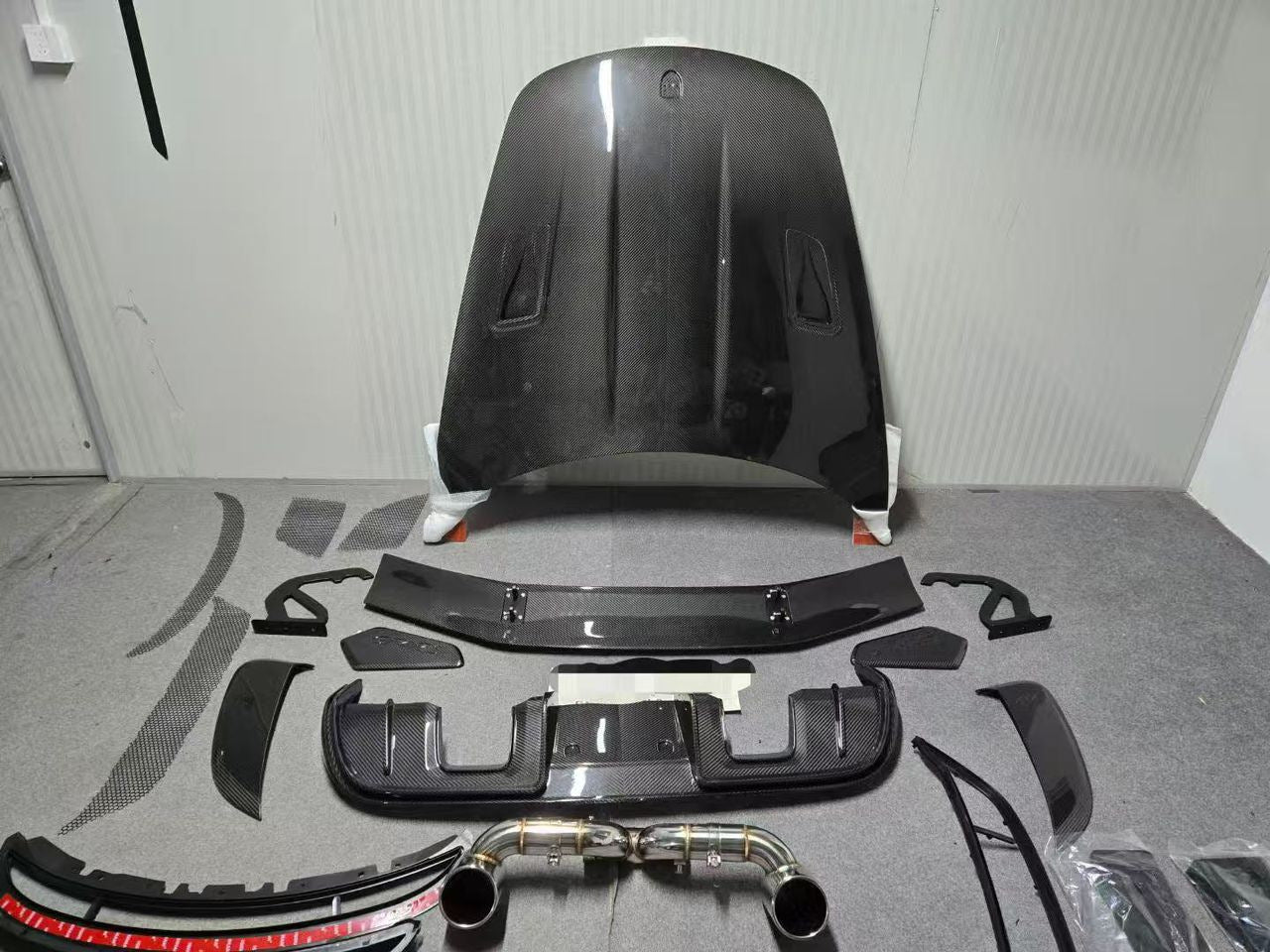 GT4RS Body Kit (ABS + Carbon) for Porsche Boxster/Cayman 982 (718) 2016- - image 84