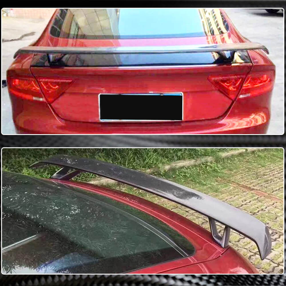 Spoiler V3 (Carbon) for Audi TT 2006-2014 - image 3