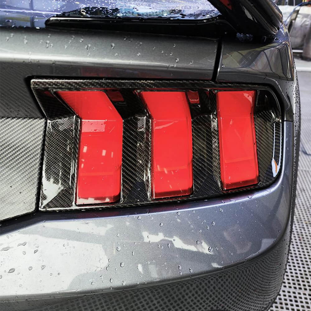 Covers for rear lights (Carbon) for Ford Mustang 2024- gg. - image 3
