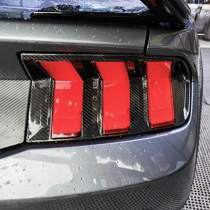 Covers for rear lights (Carbon) for Ford Mustang 2024- gg. - image 3