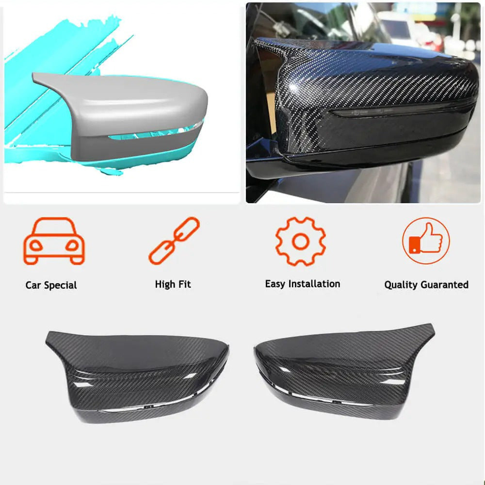 Mirror Covers M-Look V4 (2018-2021, Red Carbon) for BMW 8 cерія G14/G15/G16 2018- - image 2