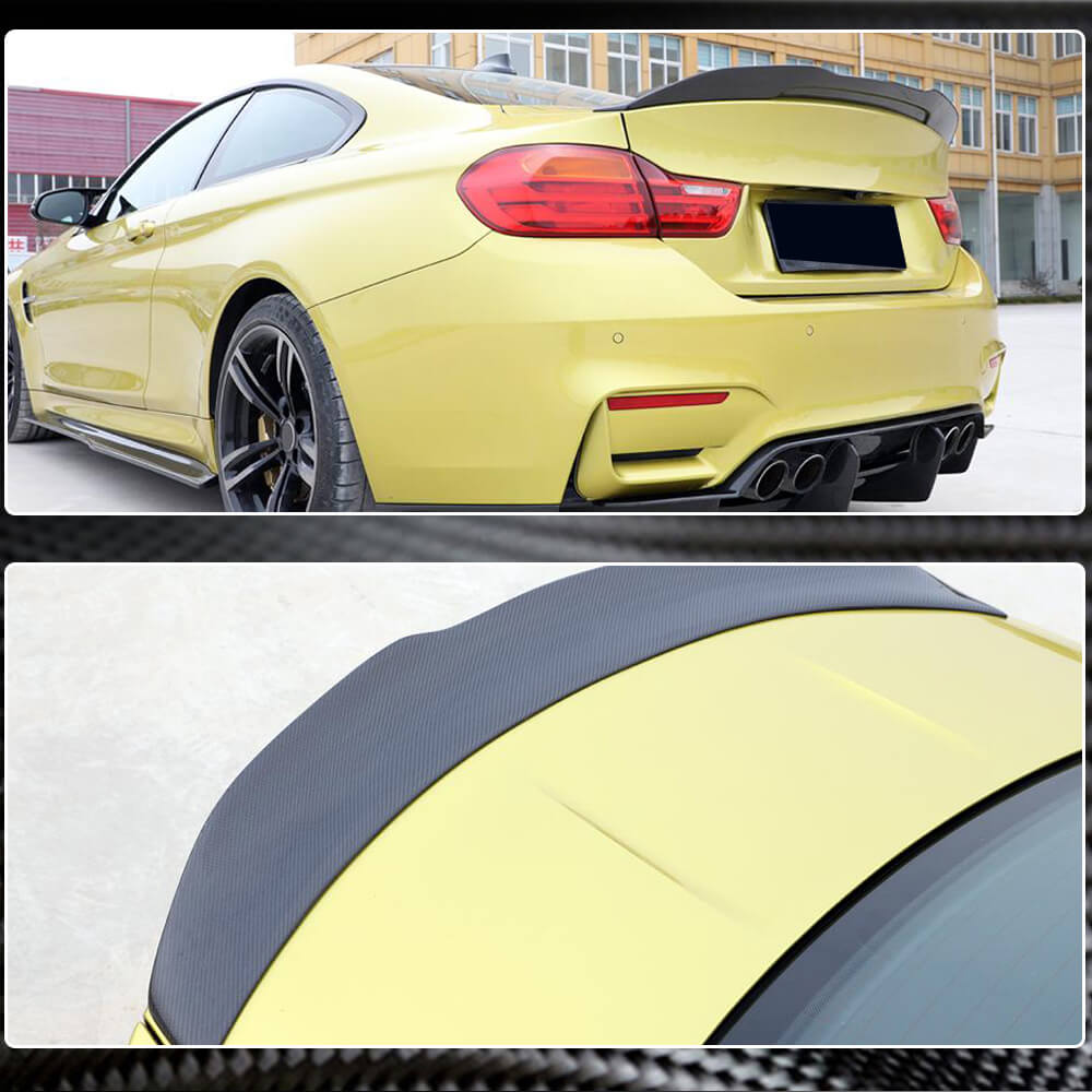 Rear Trunk Spoiler Carbon Fiber V7 (for F82) for BMW 4 series F-32 2012-2020 - image 3