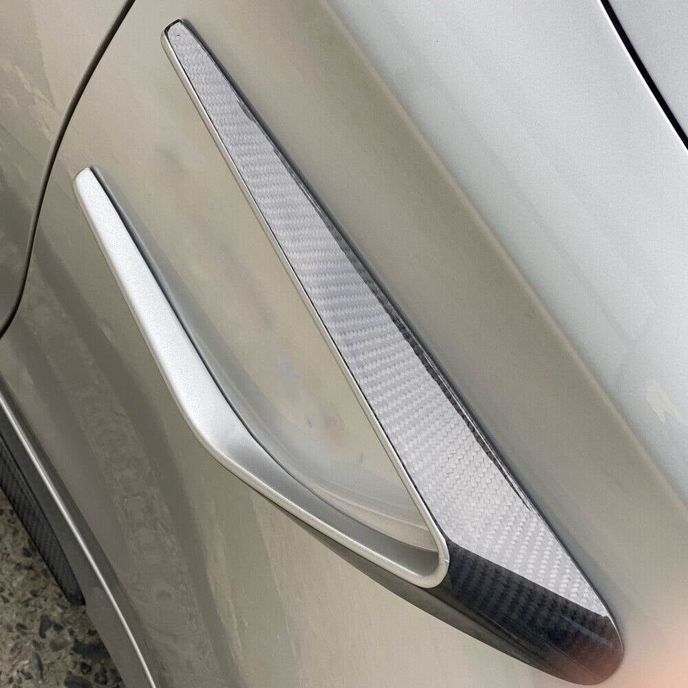 Carbon Front Fender Covers (for Coupe/Cabriolet C63 AMG 2015-2019) for Mercedes C-сlass W205 2014-2021 - image 3