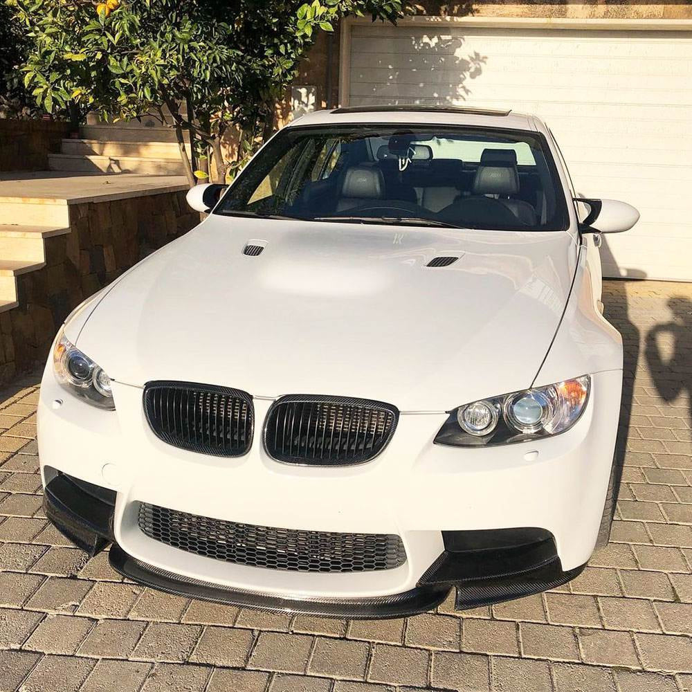 Front Bumper Splitters Carbon Fiber (for E92/E93 M3) for BMW 3 series E-90/91/92/93 2005-2011 - image 3