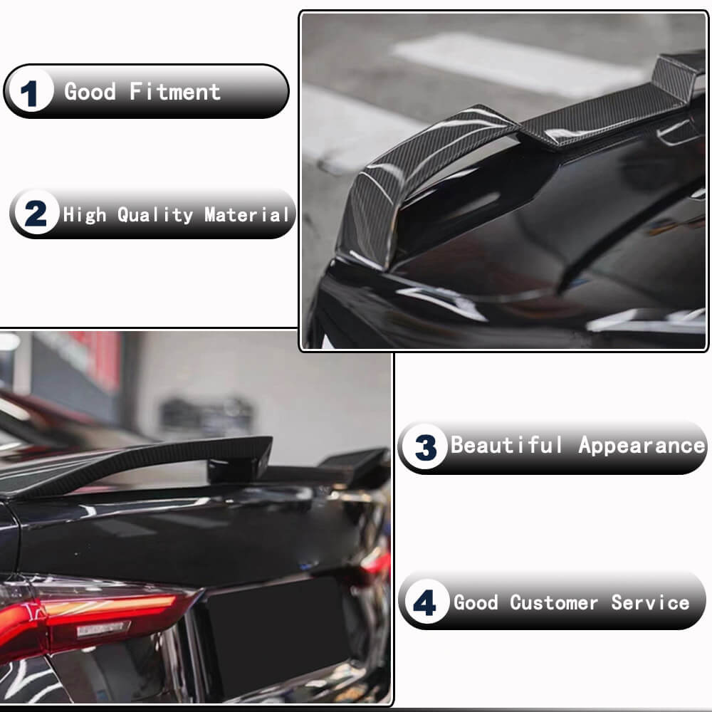 Rear Trunk Spoiler Carbon Fiber V5 (Coupe) for BMW 4 series G22/23/26 2020- - image 3