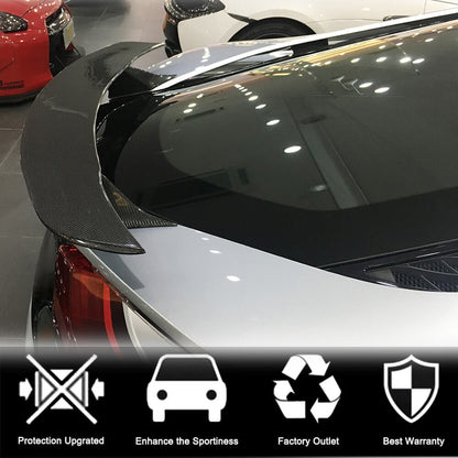 Rear Trunk Spoiler Carbon Fiber V1 for BMW I8 2014-2020 - image 3