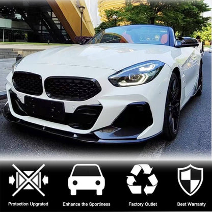 Front Bumper Lip Carbon Fiber V6 (M-Sport) for BMW Z4 (G29) 2018- - image 3