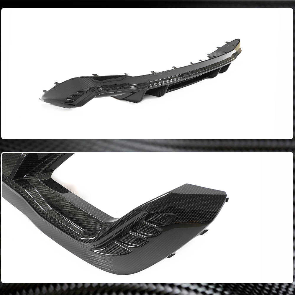 Rear bumper diffuser V1 (for S-Line, Carbon) for Audi A4 B10 2024- - image 3