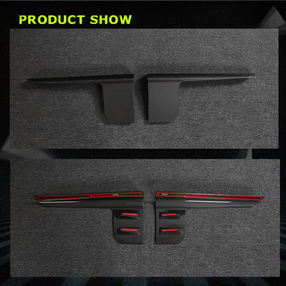 Side Skirt Extensions V2 (for G87, Carbon) for BMW 2 Series G42 2021- - image 3