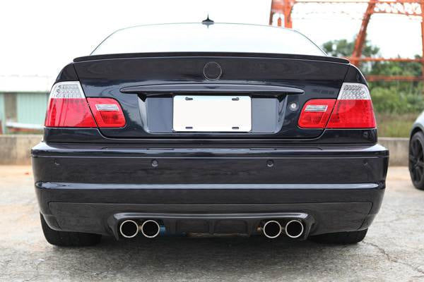 Rear Bumper Diffuser Carbon Fiber V3 (for M3) for BMW 3 series E-46 1998-2006 - image 3