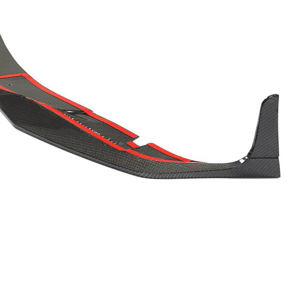 Front Bumper Lip Spoiler (for GS F 2015-2020, Carbon) for Lexus GS 2011-2020 - image 3