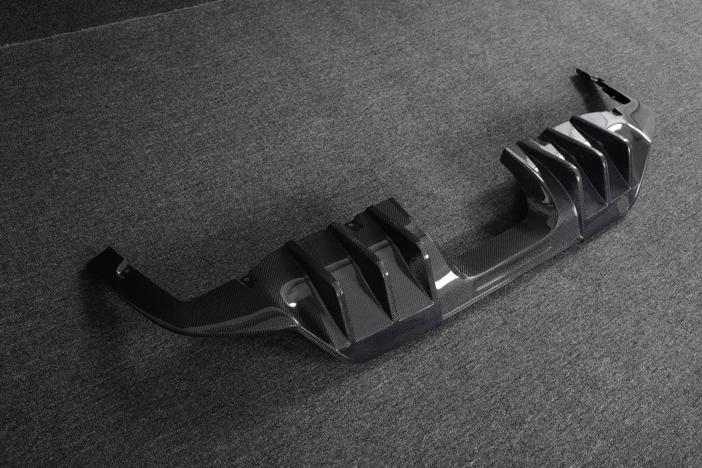 Rear Bumper Diffuser (Carbon) for Honda Civic HB 2021- - image 3
