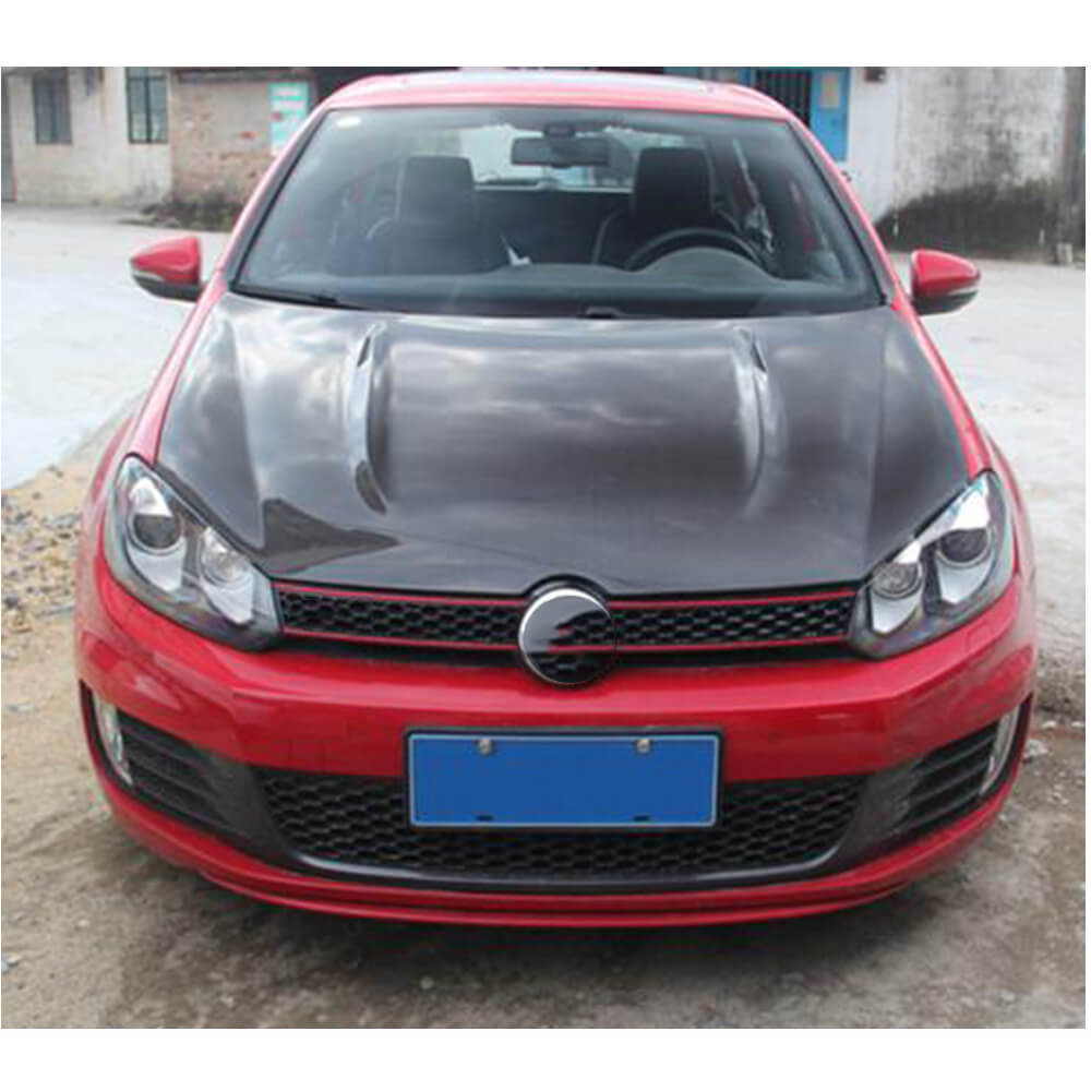 Hood (for HB 2010-2013, Carbon) for Volkswagen Golf 6 - image 3