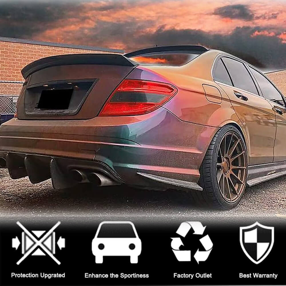 Spoiler SD V2 (Carbon) for Mercedes C-class W204 2007-2015 - image 3