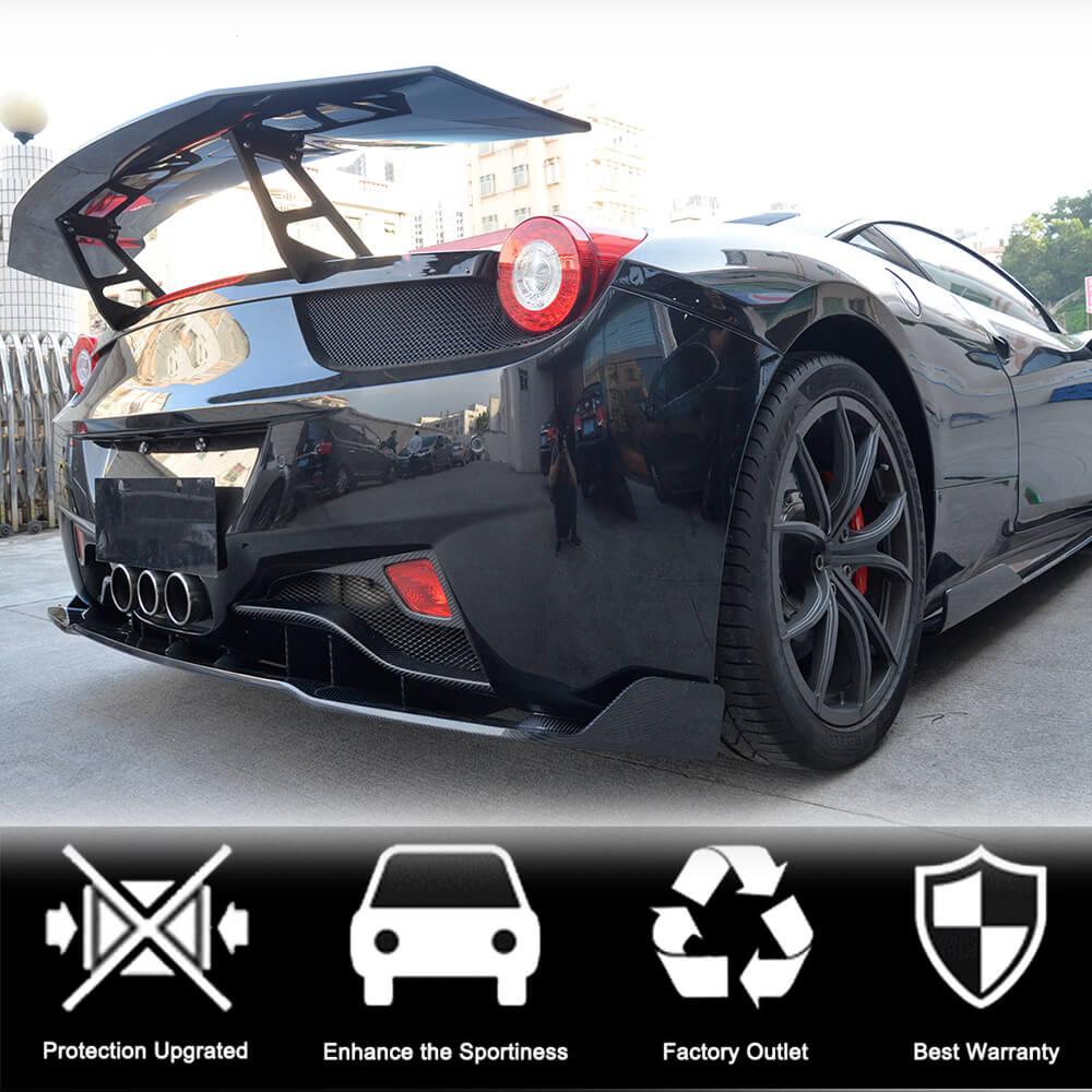 Spoiler V3 (2011-2013, Carbon) for Ferrari 458 Italia 2009-2015 - image 3