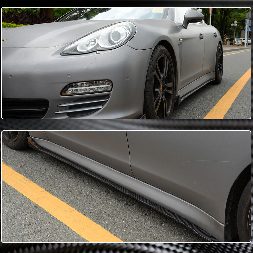 Side Skirts V2 (2009-2013, Carbon) for Porsche Panamera 2009-2016 - image 3