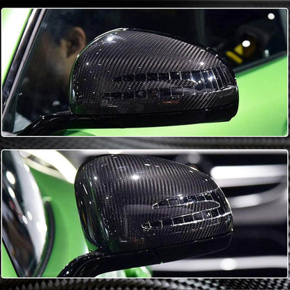 Mirror Covers (Dry Carbon) for Mercedes SLK R172 2011-2016 - image 3