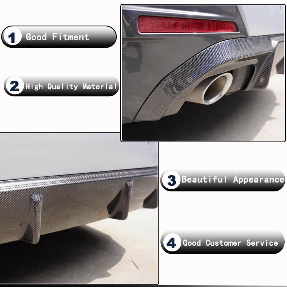 Rear Diffuser V1 for G26 M-Sport, Carbon for BMW 4 Series G22/23/26 2020- - image 3