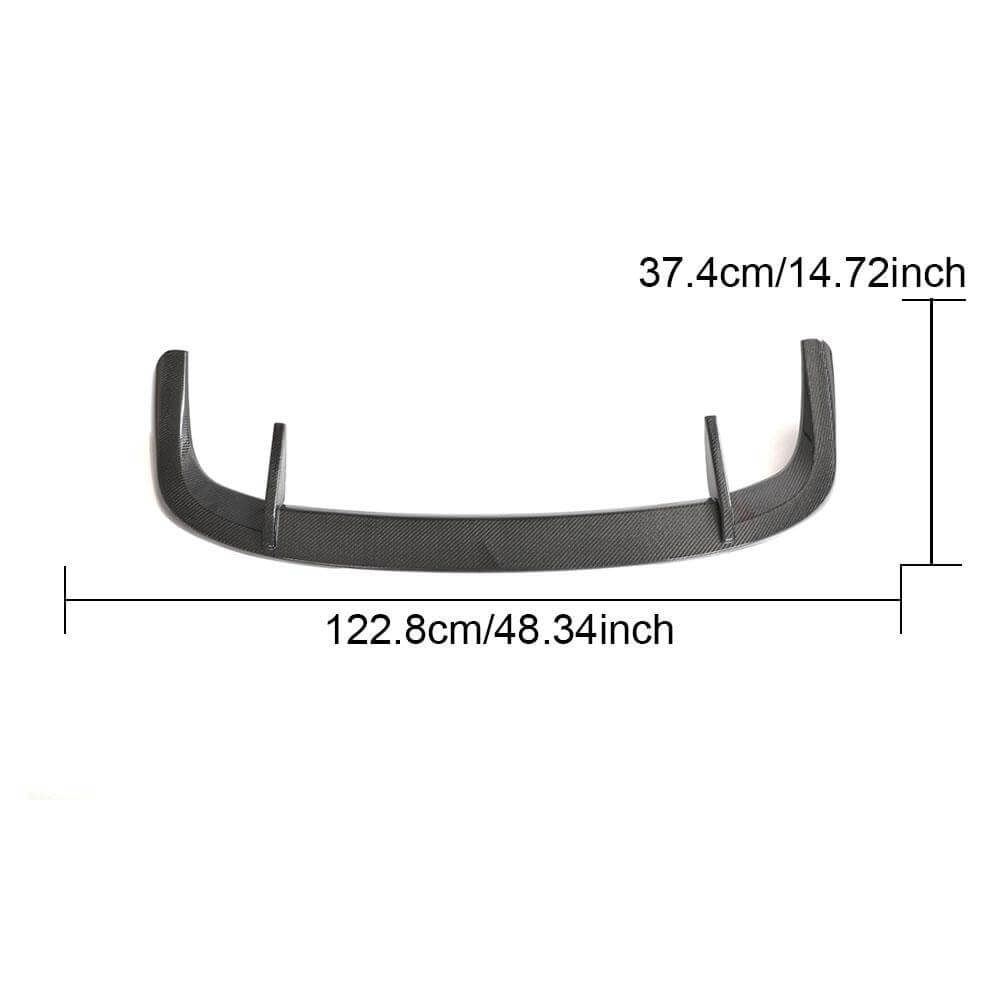 Rear Roof Spoiler Carbon Fiber (F97) for BMW X3 G01 2018- - image 3